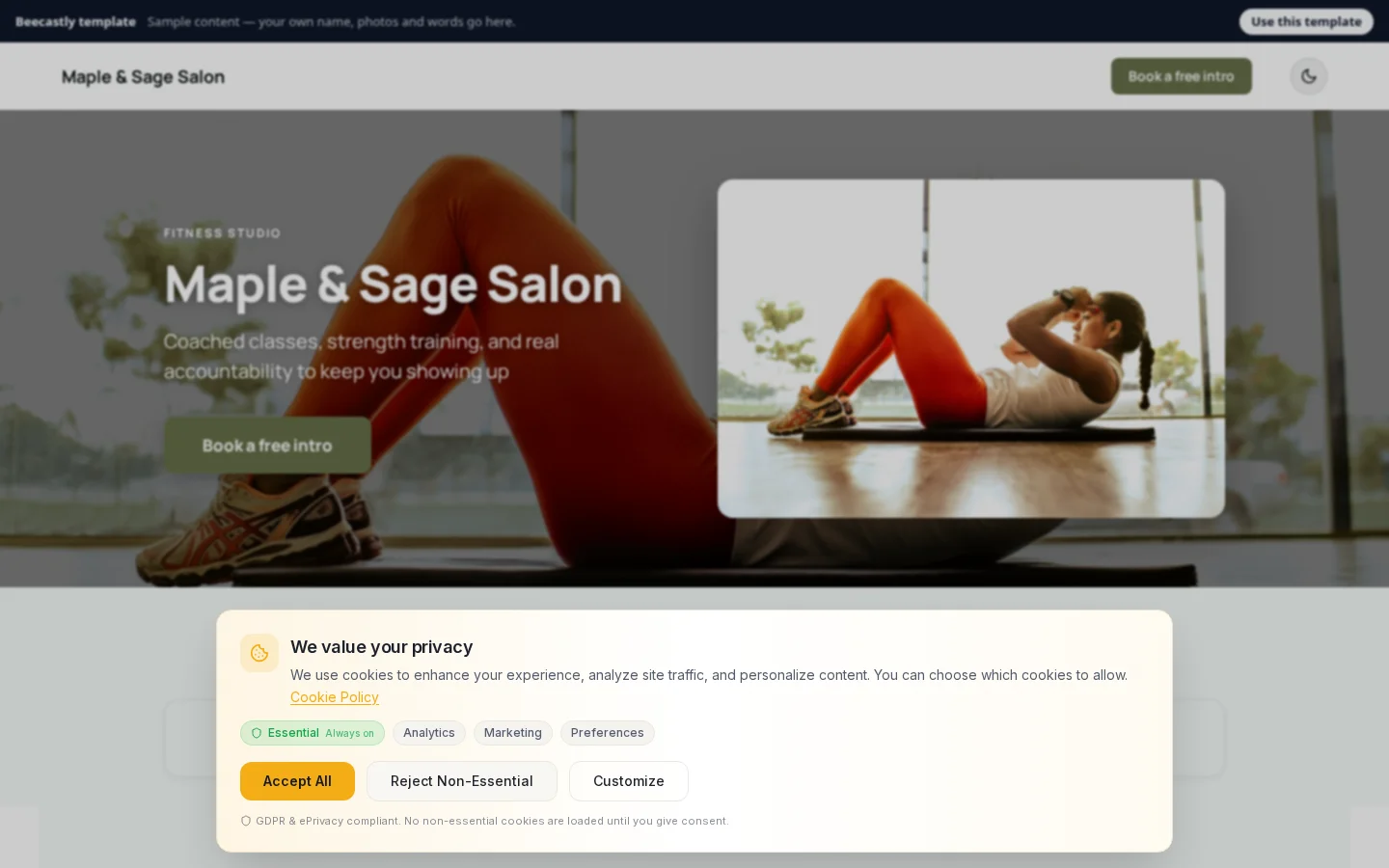 Lead capture page — Northside Studio — নমুনা কন্টেন্ট