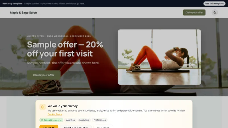 Offer page — Northside Studio — محتوای نمونه