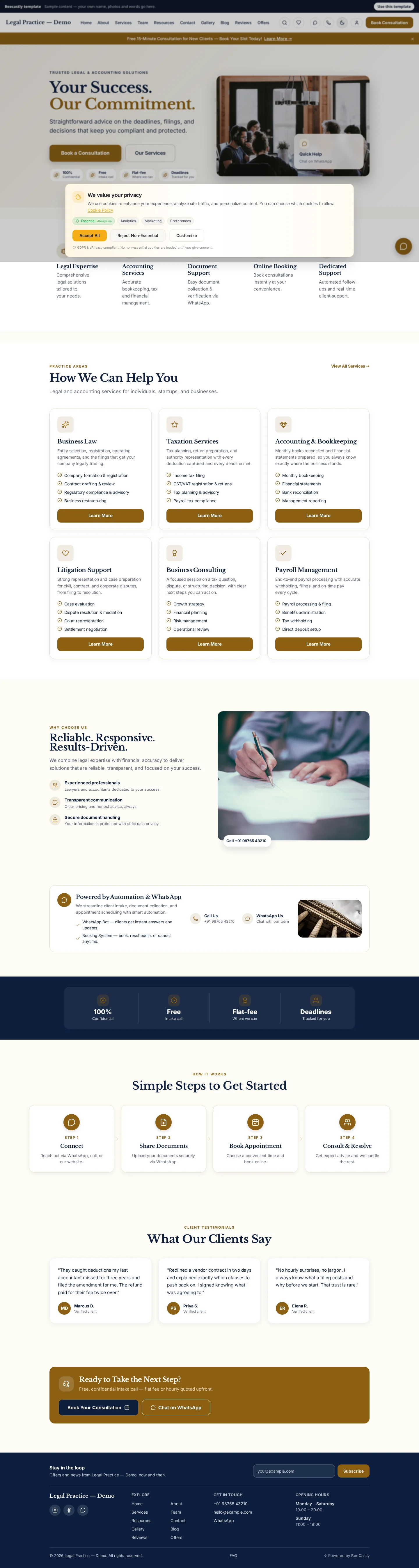 Legal & Accounting — Ledger — Harper & Lane Advisors — sample na nilalaman